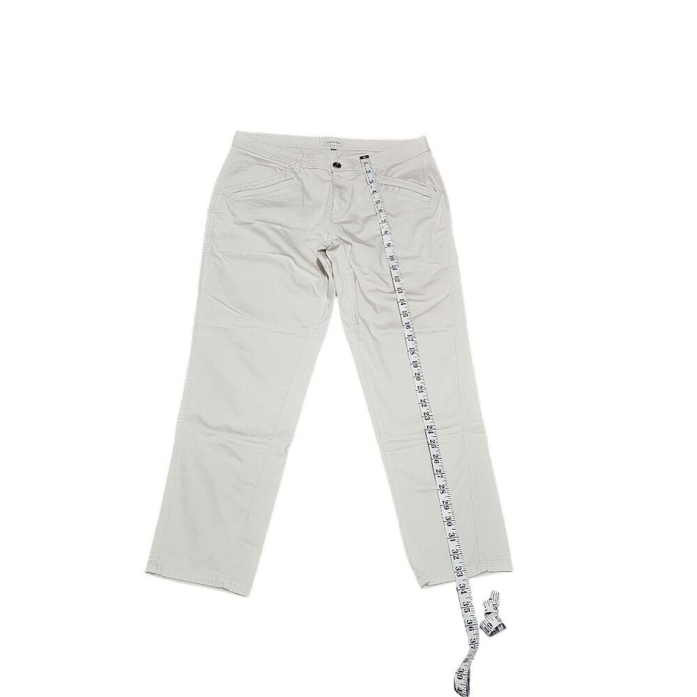 Garnet Hill Womens Organic Cotton & Lycra Pants Size 10B‎ Beige - Picture 7 of 9